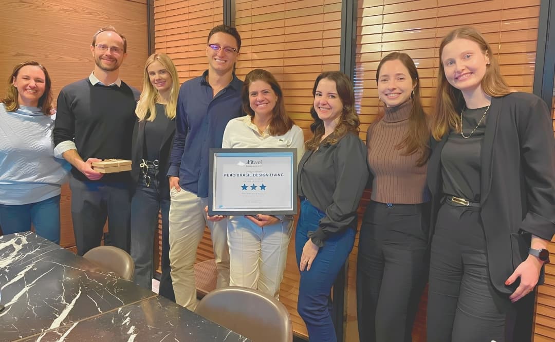Imagem Puro conquista o nível máximo da certificação Fitwel, com 3 estrelas